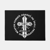 Keine gegen mich geschaffene Waffe wird dem Glaube Fußmatte (Vorderseite)