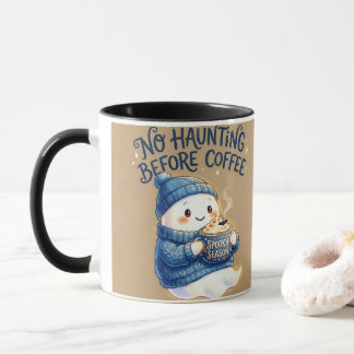 Keine Geistererscheinung vor dem Kaffeebecher Tasse