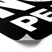 Keine Gerechtigkeit für Frieden Poster (Ecke)