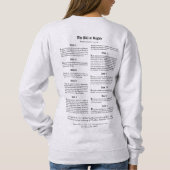 Keine Gerechtigkeit, kein Peace Sweatshirt (Rückseite)