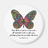 Keine Gerechtigkeitsklausel Magnet (Vorne)