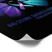 Keine Geschichte sollte zu bald Selbstmordbewussts Poster (Ecke)