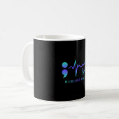 Keine Geschichte sollte zu früh enden Präventionsb Kaffeetasse (Vorderseite Links)