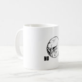 Keine Gesichtshemme Kaffeetasse (Vorderseite Links)