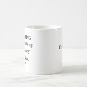 Keine Gespräche Kaffeetasse (Mittel)