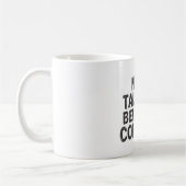 Keine Gespräche vor dem Kaffeebecher Kaffeetasse (Links)