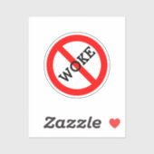 Keine Geweckt Aufkleber (Blatt)