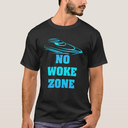 Keine Geweckt Zone Anti-Demokrat Liberal Linke Pro T-Shirt (Vorderseite)
