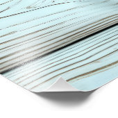 Keine Geweckt Zone auf rustikalem Holz Fotodruck (Ecke)