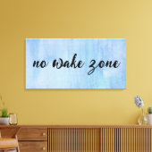 Keine Geweckt Zone auf Wasserfarbe Abstrakt Leinwanddruck (Insitu (Wohnzimmer))