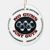 Keine Gewehr-gerade Eingeweide Keramik Ornament (Links)