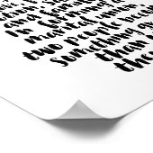 Keine Gewerkschaft ist ein umfangreicheres Heirats Poster (Ecke)