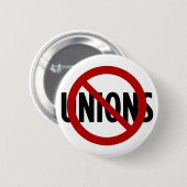 Keine Gewerkschaften Button (Vorne & Hinten)