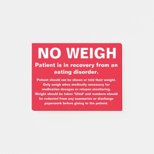 Keine Gewichtsangabe Post-it Klebezettel (Vorderseite)