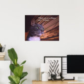 Keine gewöhnlichen Katzen Poster (Heimbüro)