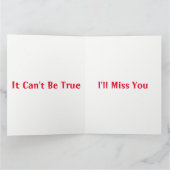 Keine Giraffe Karte (Innenseite)