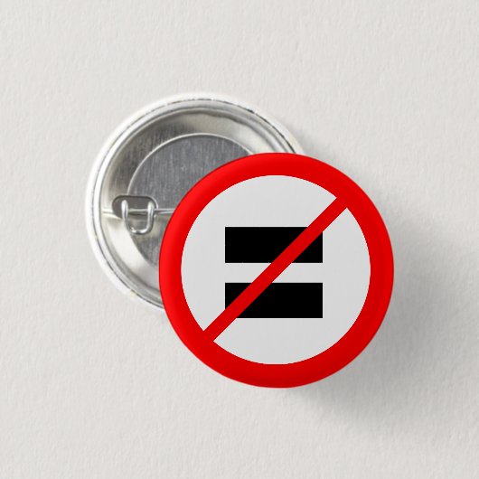 "KEINE GLEICHHEIT " BUTTON (Vorne & Hinten)
