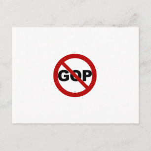 Keine GOP Postkarte