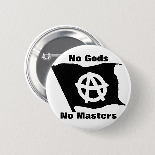 keine Götter keine Meister Button (Vorne & Hinten)