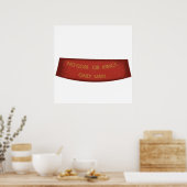 Keine Götter oder Könige nur Mann Poster (Küche)