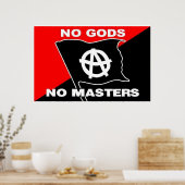 keine Götter ohne Meisterposter Poster (Küche)