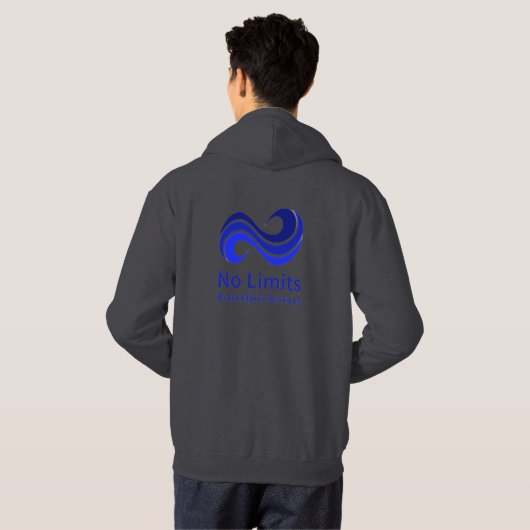 Keine Grenzen BIS Hooded Sweatshirt (Schwarz voll)