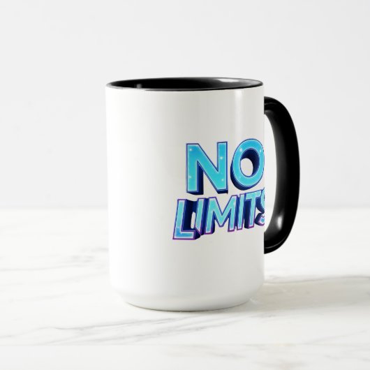 Keine Grenzen | Digital-Design für Cyberpunk Stree Tasse (VorderseiteRechts)