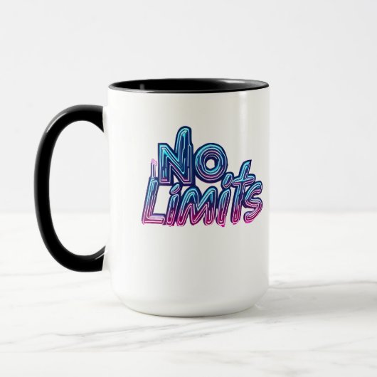 Keine Grenzen | Digitales Design für Cyberpunk-Str Tasse (Links)