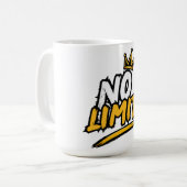 Keine Grenzen Krone Grafik-Mug Kaffeetasse (Vorderseite Links)