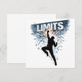 Keine Grenzen Motivation Design Einladung (Vorne/Hinten)