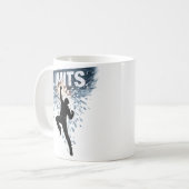 Keine Grenzen Motivation Design  Kaffeetasse (Vorderseite Links)