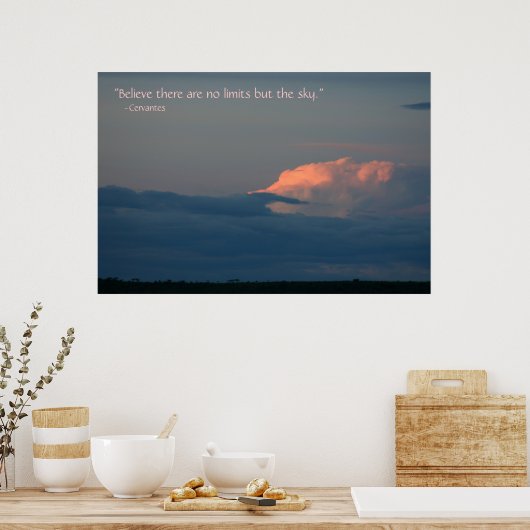 Keine Grenzen Poster (Küche)