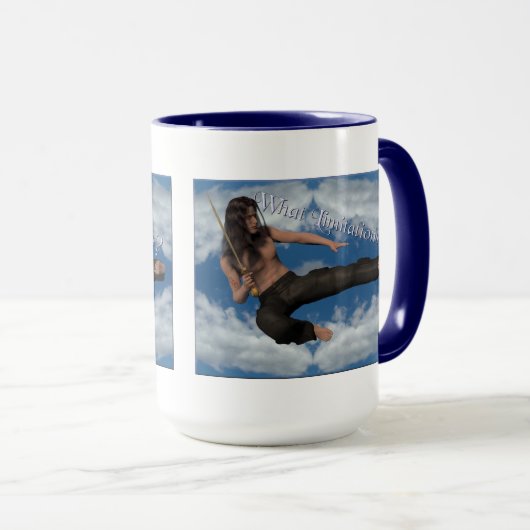 Keine Grenzen Tasse (VorderseiteRechts)