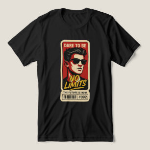 Keine Grenzen - wagen Sie es, kühne T-Shirt zu sei Tri-Blend Shirt