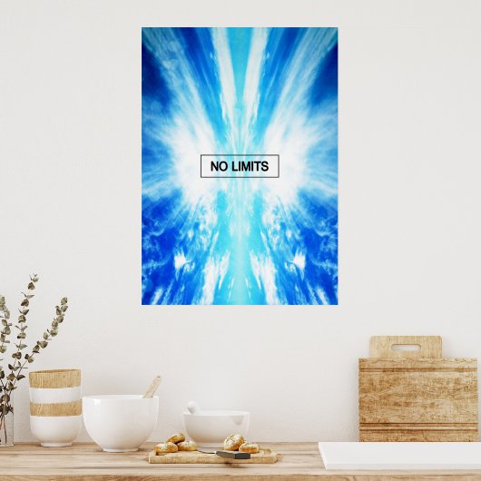 Keine Grenzwerte Poster (Küche)