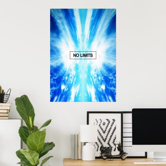 Keine Grenzwerte Poster (Heimbüro)