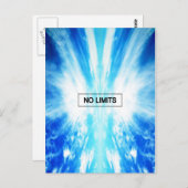 Keine Grenzwerte Postkarte (Vorne/Hinten)