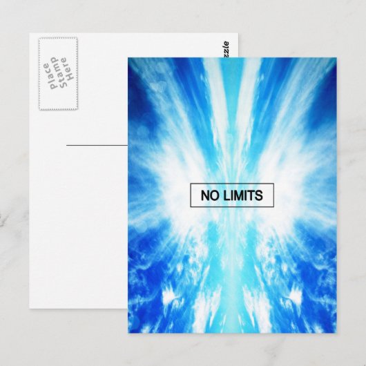 Keine Grenzwerte Postkarte (Vorne/Hinten)