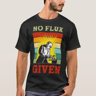 Keine Grippe bei verschweißtem Vintagem Schweißrüc T-Shirt