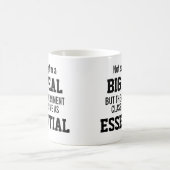 Keine große Handelsregierung hält mich für wesentl Kaffeetasse (Mittel)