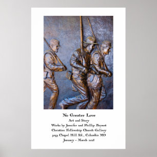 Keine größere Liebe 2026 Kunstausstellungsplakat Poster