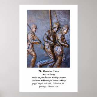 Keine größere Liebe 2026 Kunstausstellungsplakat Poster