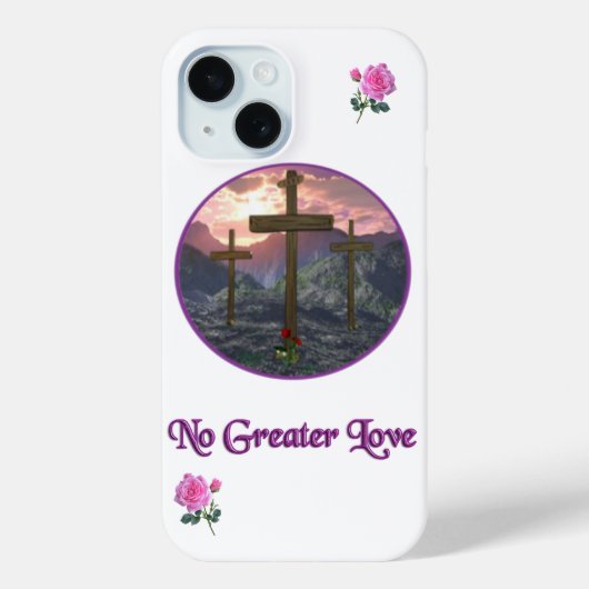Keine größere Liebe John 3:16 Case-Mate iPhone Hülle (Rückseite)