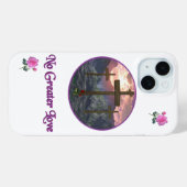 Keine größere Liebe John 3:16 Case-Mate iPhone Hülle (Rückseite (Horizontal))