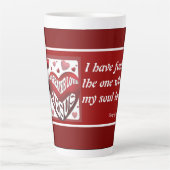 Keine größere Liebe© Latte Tasse 11oz. (Vorderseite)