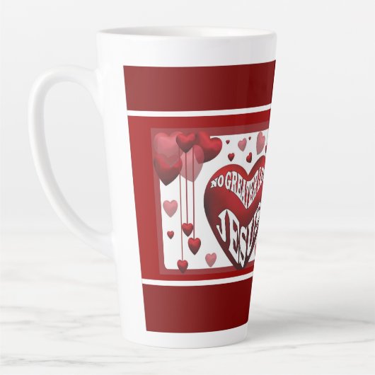 Keine größere Liebe© Latte Tasse 11oz. (Links)