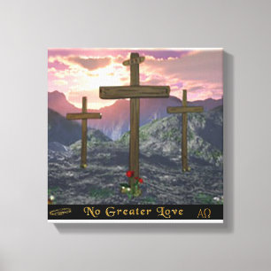 Keine größere Liebe Leinwanddruck