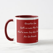 Keine größere Liebe© Tasse 11oz. (Links)