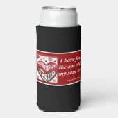 Keine größere Liebe© Tasse 11oz. Selters Dosenkühler (Seltzer Rückseite)