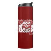 Keine größere Liebe© Thermal Tumbler Thermosbecher (Nach links gedreht)